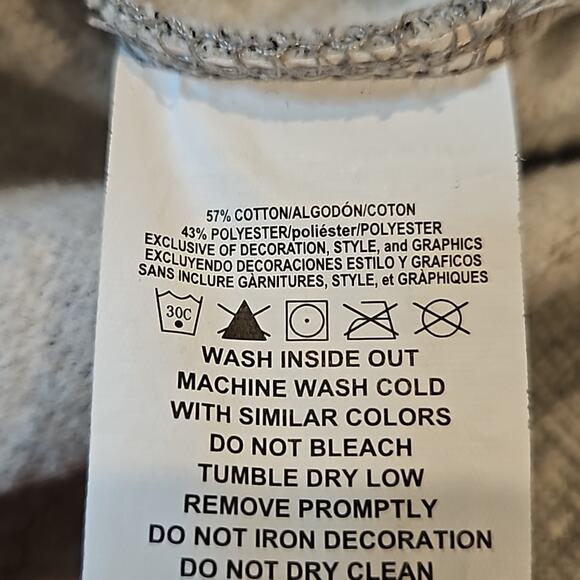 NFL Cleveland Browns Grey Team Hoodie Sweatshirt - Picture 4 of 8